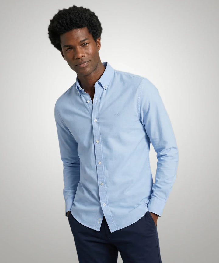 McGregor Light Blue Stretch Oxford Shirt