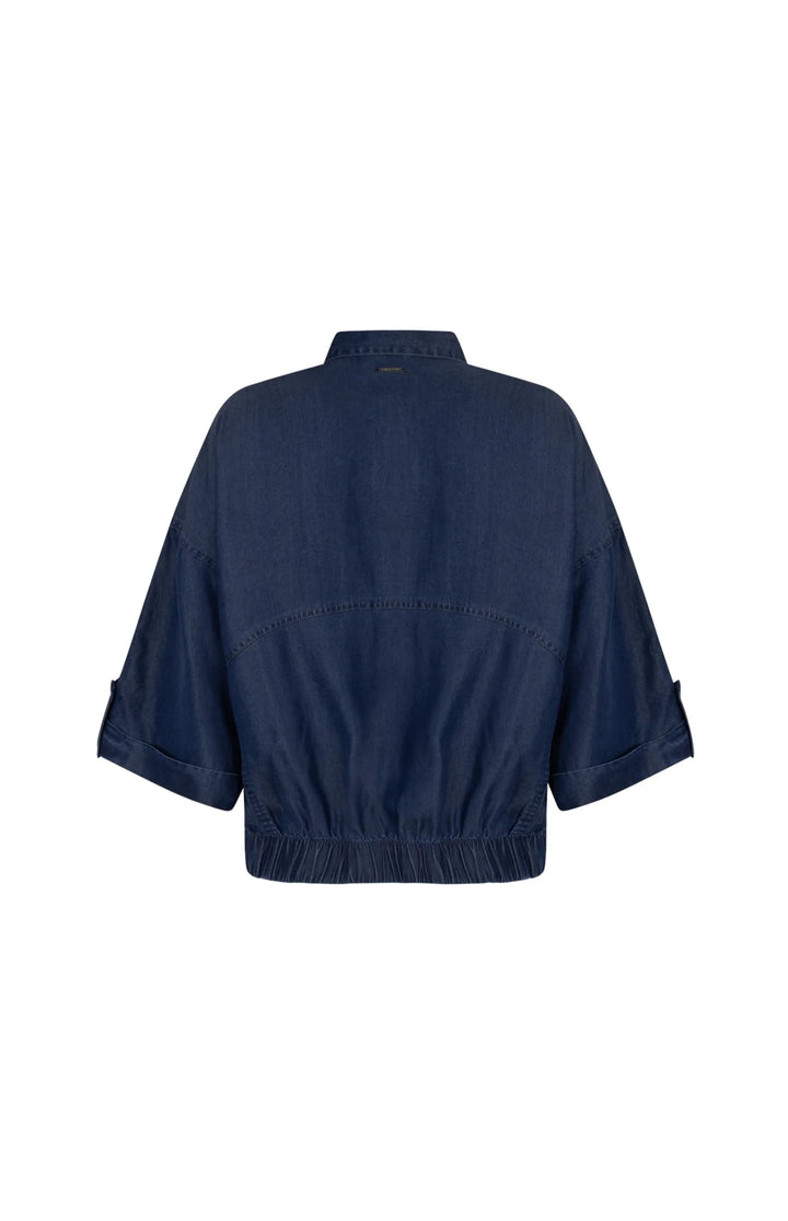 Zoso Maartje Dark Denim Blouse