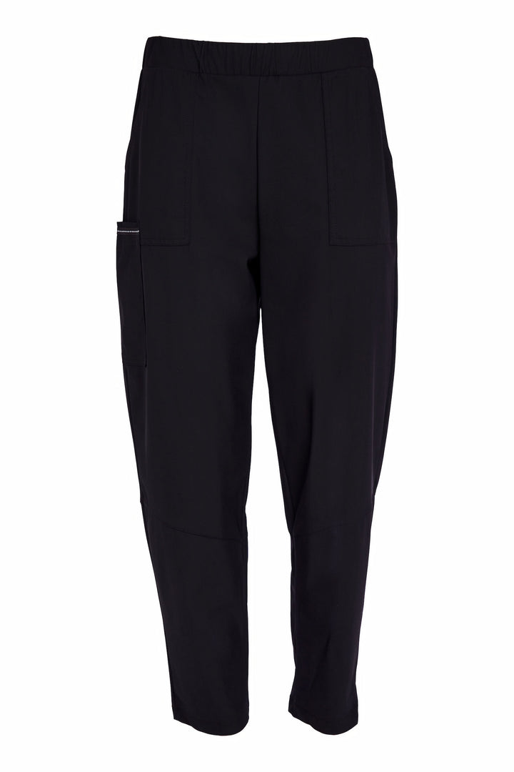 NAYA Black Elastic Waist Trousers