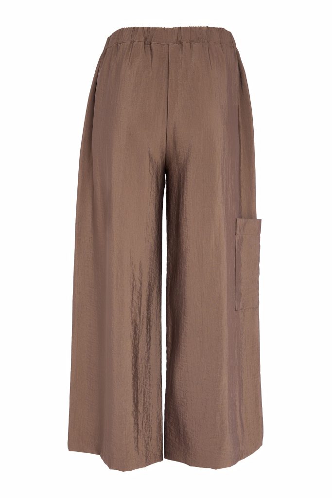 NAYA Taupe Wide Leg Trousers