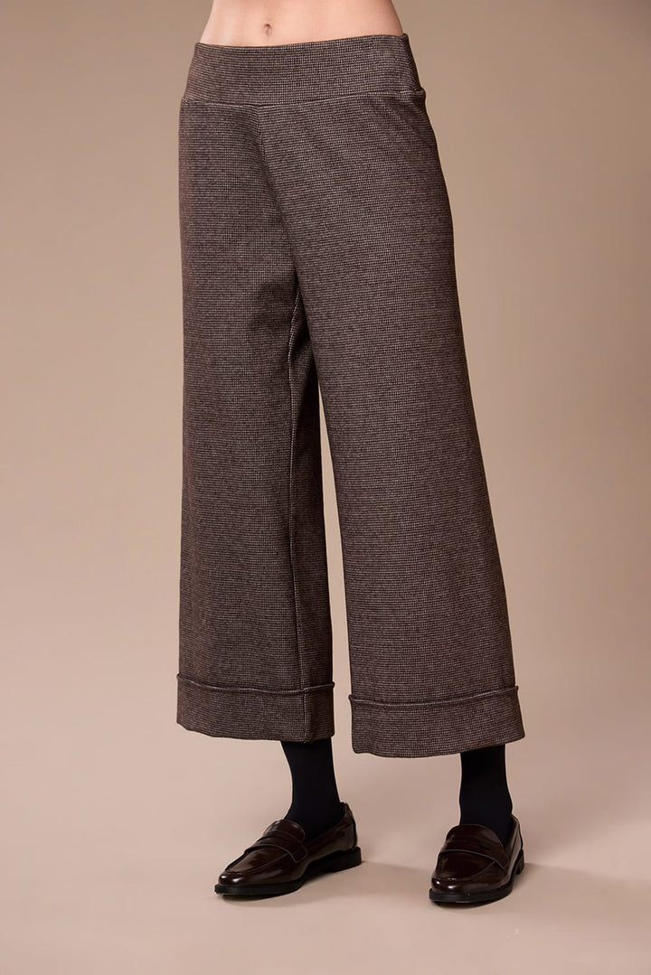 Peruzzi Mini Houndstooth Trousers, Brown