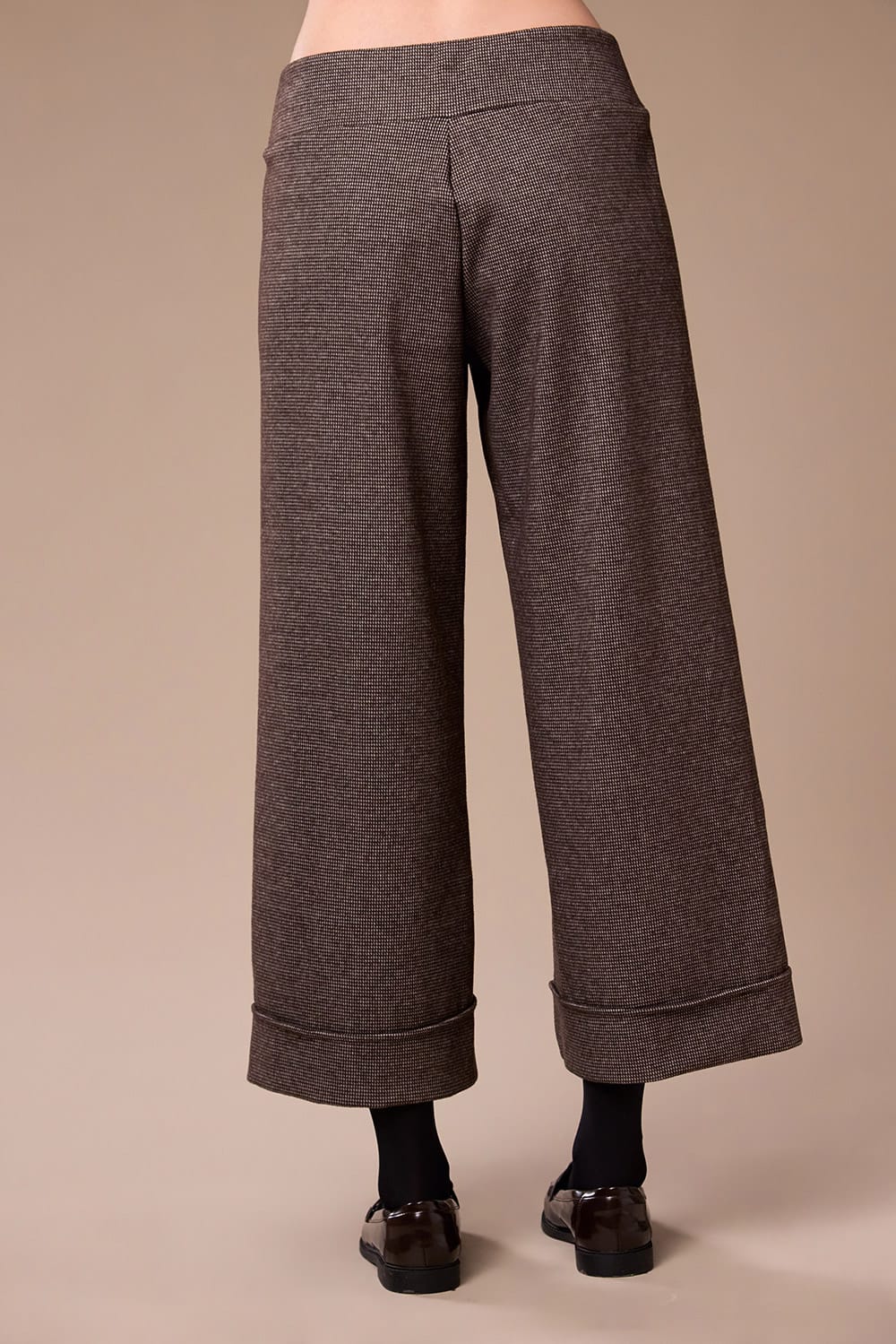 Peruzzi Mini Houndstooth Trousers, Brown