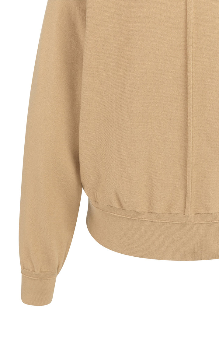 YAYA Tan Brown Batswing Sweater