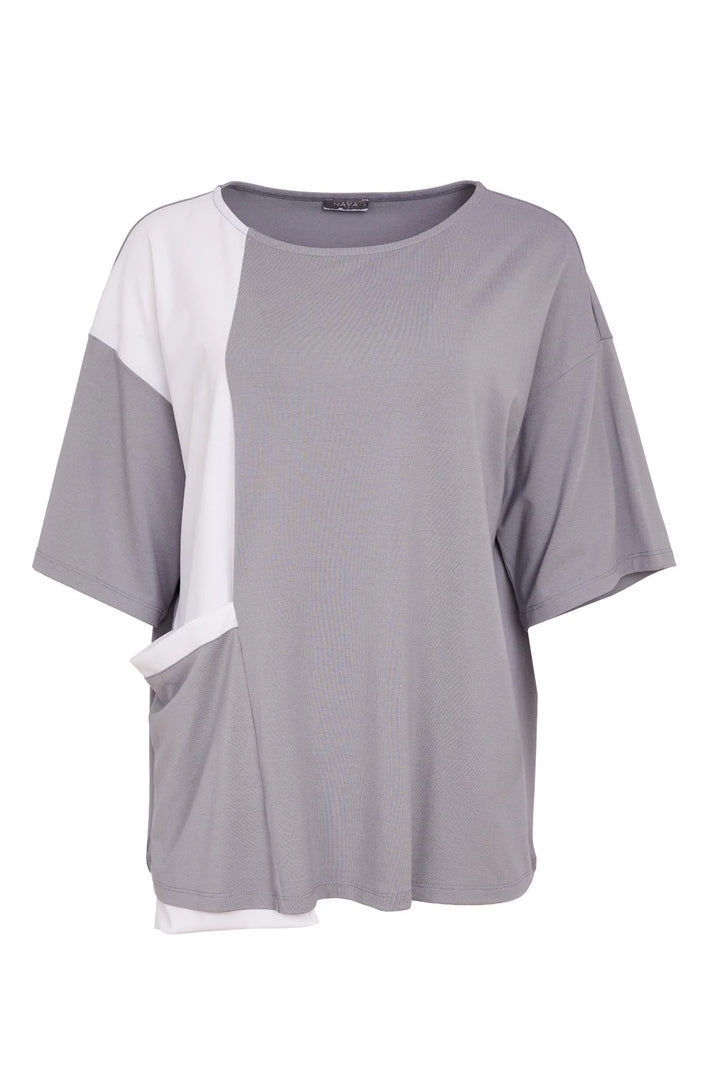 NAYA Dove Grey White Mixed Panel Top